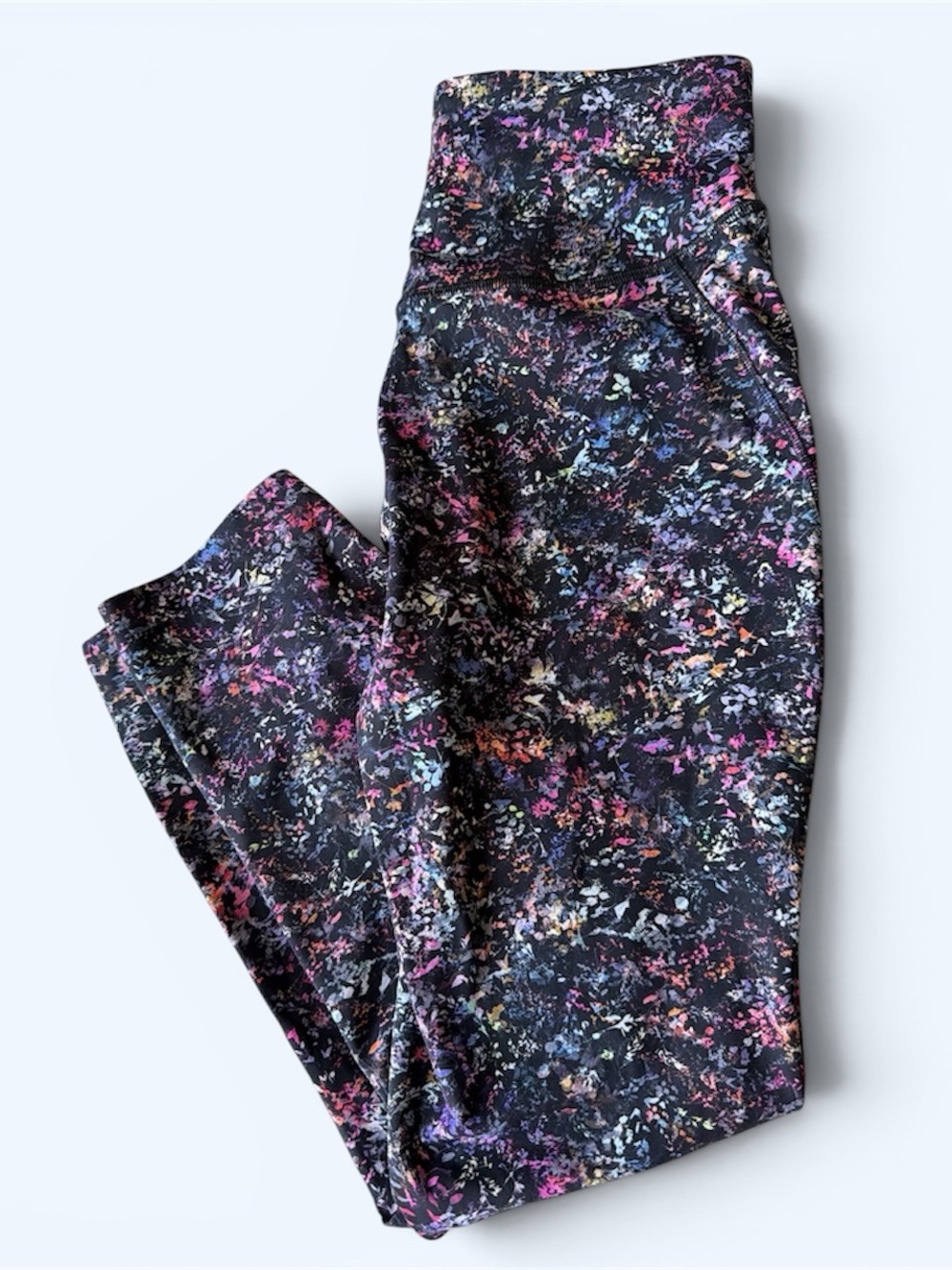 Lululemon Base Pace High Rise Crop Leggings 21” Size 4 Floral NWOT